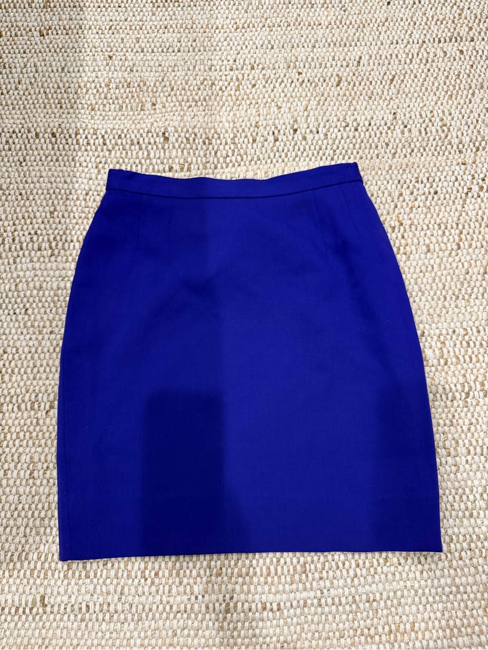 Vintage Escada Margaretha Ley Royal Purple 100% Wool Skirt
